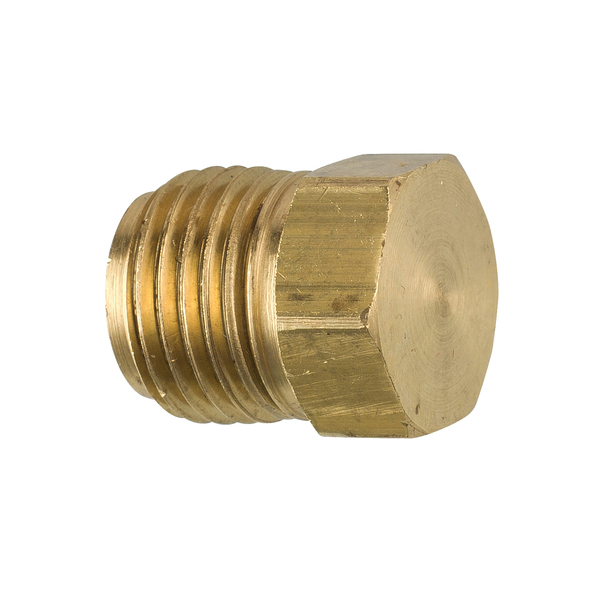 Ags Brass Plug, 1/4 Tube (7/16-24 Inverted), 1/bag BLF-62B